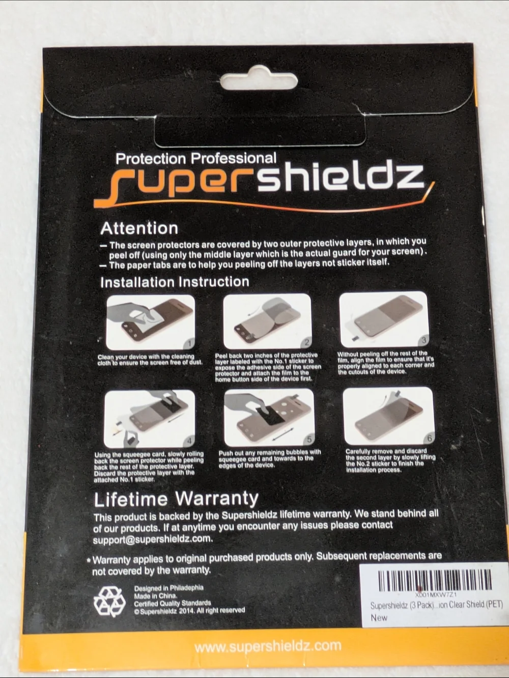 [2-Pack] Supershieldz HD Clear Screen Protector for Insignia 10